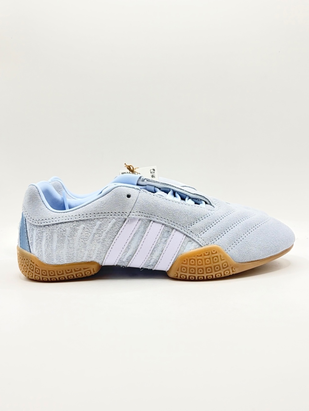 Adidas Taekwondo MEI Elite Shoes Size 6 US Light Blue Suede